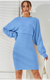 Robe pull en tricot Dixie deux pièces